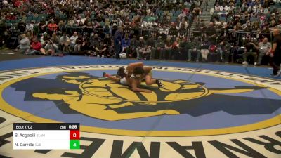 126 lbs Final - Brenden Acgaoili, Slam Academy vs Nathan Carrillo, St John Bosco