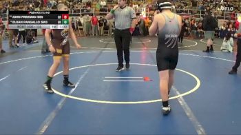 130 lbs Champ. Round 1 - Elijah Pangallo SW3, Team Lindsey vs John Freeman SE5, Unattached