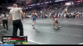 132 lbs Champ. Round 1 - Violet Gray, Team Colorado vs Nevaeh Grunhuvd, Team Montana