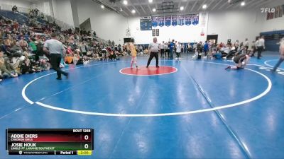 155 lbs 1st Place Match - Addie Diers, Chadron Girls vs Josie Houk, Lingle-Ft. Laramie/Southeast