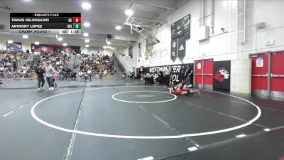138 lbs Champ. Round 1 - Travis DelRosario, Garden Grove vs Anthony Lopez, William J Pete Knight