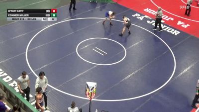 132 lbs Consi Of 32 #2 - Wyatt Levy, Cathedral Prep vs Conner Miller, Hughesville