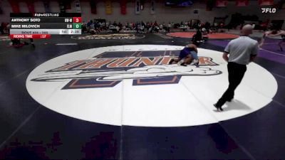 285 lbs Cons. Round 2 - Mike Milovich, Elmhurst University vs Anthony Soto, Wisconsin-Whitewater