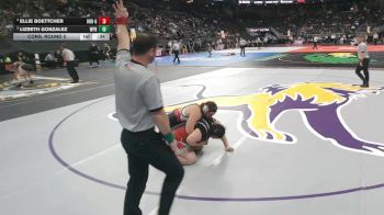 Cons. Round 2 - Lizbeth Gonzalez, West Point-Beemer vs Ellie Boettcher, Ord