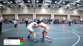 116 lbs Round Of 32 - Svea Gonzalez, Triumph WC vs Rylie Nishida, Grapplers HI