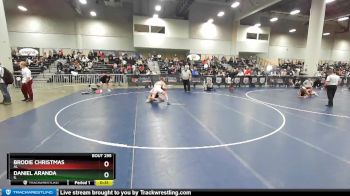 120 lbs Cons. Round 4 - Daniel Aranda, IL vs Brodie Christmas, AL