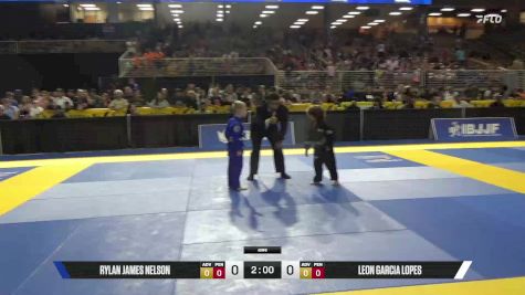Leon Garcia Lopes vs Rylan James Nelson 2025 Pan Kids Jiu-Jitsu IBJJF Championship