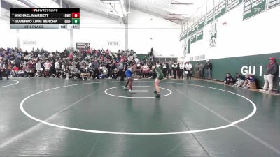 215 lbs 5th Place - Michael Marrett, Lyman Mem/Windham Tech vs Guverro Liam Bercha, Guilford