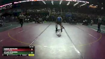 2A 138 lbs Cons. Round 2 - Kylen McQueen, Sebastian River vs Judge DeYoung, Merritt Island