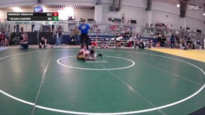 70 lbs Cons. Semi - Maddox DeSalvo, Baton Rouge Training Center vs Elijah Castro, Nolf Wrestling Academy