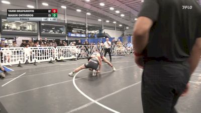 182 lbs Final - Yanni Drapaniotis, NY vs Mason Ontiveros, CA