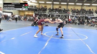 165 lbs Consi Of 8 #1 - Jake Thompson, Weymouth vs Kyle Mccarthy, Mt. Hope