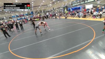 157 lbs Cons. Semi - Jacob Weaver, Unattached vs Kawayran Vazquez, Unattached