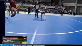 95 lbs Finals (8 Team) - Jent Beyer, Z-M (Zumbrota-Mazeppa) vs Benjamin Gunlogson, UNITED