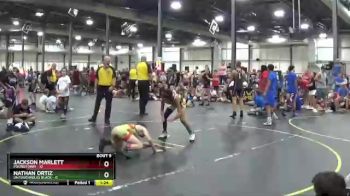 78 lbs Round 3 (6 Team) - Jackson Marlett, Poundtown vs Nathan Ortiz, Untouchables Black