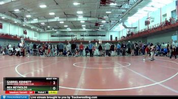 95 lbs Champ. Round 2 - Rex Reynolds, Zionsville Wrestling Club vs Gabriel Kennett, Indian Creek Wrestling Club