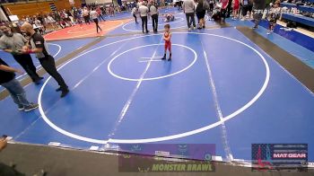 46 lbs Consi Of 4 - Zander Murray, Hinton Takedown Club vs Steven Emerson, Choctaw Ironman Youth Wrestling