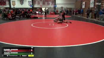 150 lbs Round 2 - Mason Johnson, Mediapolis vs Rainer Johnson, Fort Madison