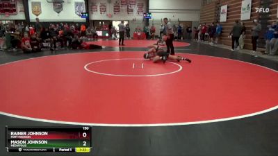 150 lbs Round 2 - Mason Johnson, Mediapolis vs Rainer Johnson, Fort Madison