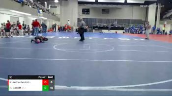 50 lbs Semis & 1st Wrestleback (8 Team) - Hudson Detloff, Holdingford vs Kinsley Kothenbeutel, Pine Island