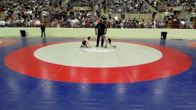 48 lbs Round Of 16 - Orion Isaacs, Lassiter Jr Trojans Wrestling Club vs Lawson Breytenbach, Morris Fitness Wrestling Club