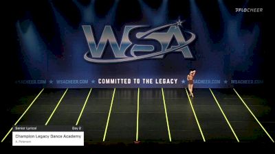 Champion Legacy Dance Academy - A. Petersen [2022 Senior Lyrical Day 2] 2022 WSA South Dakota