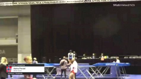 Keira Porzel - Individual Trampoline, Silver Stars - 2021 USA Gymnastics Championships