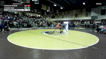 132 lbs Cons. Round 2 - Nicholas Haggar, Valhalla vs Xander Fune, Mira Mesa