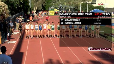 Women's 3k Steeplechase, Heat 6