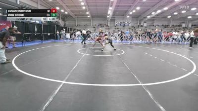 138 lbs Round Of 32 - Logan Robinson, MF Dynasty - HSB vs Zion Borge, E.D.I.T.H - HSB
