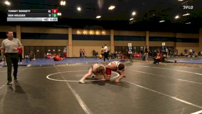 174 lbs C Of 8 #1 - Tommy Bennett, Northern Illinois vs Ben Weader, Virginia Tech