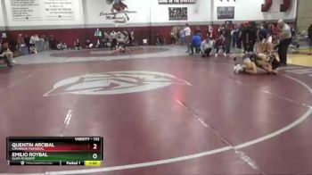 132 lbs 3rd Place Match - Quentin Arcibal, Cimarron Memorial vs Emilio Roybal, SLAM Academy