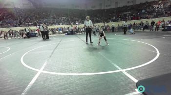 55 lbs Round Of 16 - Jaxon Huffman, Tulsa Blue T Panthers vs Bray Johnson, Checotah Matcats