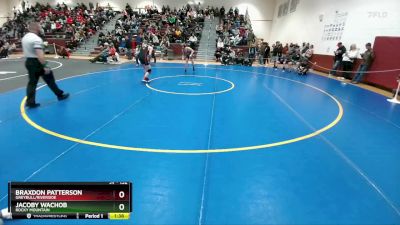 132 lbs Cons. Round 3 - Braxdon Patterson, Greybull/Riverside vs Jacoby Wachob, Rocky Mountain