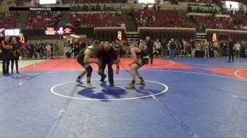 152 lbs Cons. Round 3 - Colton Seger, Team Champs vs Keagan Smith, HUGHESVILLE SPARTANS