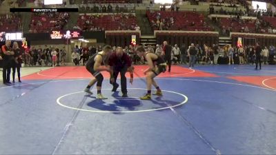 152 lbs Cons. Round 3 - Colton Seger, Team Champs vs Keagan Smith, HUGHESVILLE SPARTANS