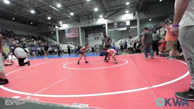 62-65 lbs Rr Rnd 3 - Wrynlee Hauenstein, Tiger Trained Wrestling vs Winnie Brown, Team Tulsa Wrestling Club