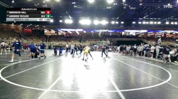 132 lbs Champ. Round 1 - Emerson Hill, Troup vs Andrew Taylor, George Jenkins