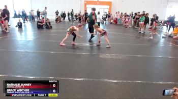 64 lbs Round 3 (4 Team) - Grace Winther, Team NC Wrestling Club vs Nathalie Janney, Georgia United