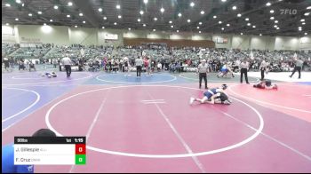 98 lbs Quarterfinal - Jaxon Gillespie, All-Phase WC vs Felix Cruz, Dark Horse WC
