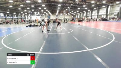 126 lbs Consi Of 32 #2 - Alexander Amedee, LA vs Liam Lawler, PA