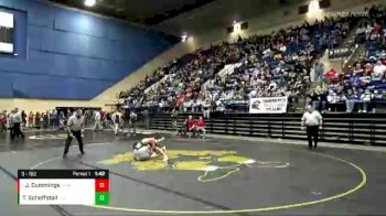 3 lbs Quarterfinal - Josh Cummings, York vs Toby Schoffstall, Liberty Christian Academy