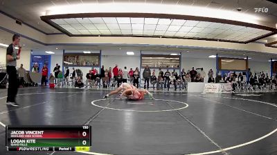 150 lbs Champ. Round 3 - Jacob Vincent, Highland High School vs Logan Kite, Idaho Falls