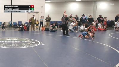 65 lbs Consi Of 8 #2 - John Petrovcik, FL vs Grayson LaGrow, MI