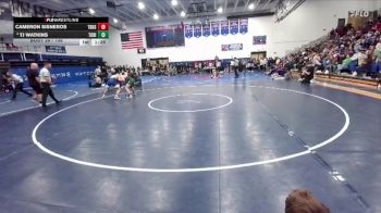 138 lbs Champ. Round 1 - TJ Watkins, Tongue River vs Cameron Sisneros, Thunder Basin High School