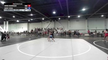 88 lbs 3rd Place - Arina Manrique, Fremont Warriors vs Jezry Chua, Coast Wr Acd