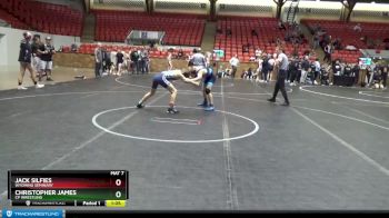 110-115 lbs Round 3 - Jack Silfies, Wyoming Seminary vs Christopher James, CP Wrestling