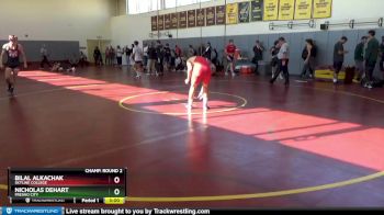 149 lbs Champ. Round 2 - Bilal Alkachak, Skyline College vs Nicholas Dehart, Fresno City