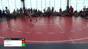 61-69 lbs Semifinal - Samuel Mize, Georgia Barn Burners WC vs Jensen Maddox, South Paulding Junior Spartans