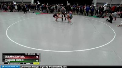 165 lbs Quarterfinal - Annierose Coltrin, Oregon vs Temprence Watson, Terminator Wrestling Academy